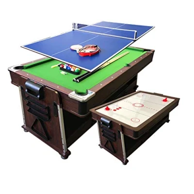 Imagen de Simba Srl Mesa de Billar 7ft Mattew Carambola y Hockey Ping Pong Plan Cobertura