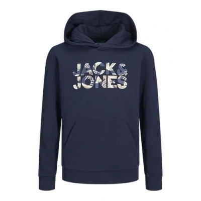 Imagen de JACK&amp;JONES JUNIOR Jjejeff Corp Logo Sudadera con Capucha Noos Jnr, Blazer/Detalle: Flower, Tamaño de la Cintura:90 cm para Niños