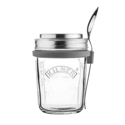Imagen de KILNER Molinillo de café Juego tarros desayuno 0,35 litros Tarro