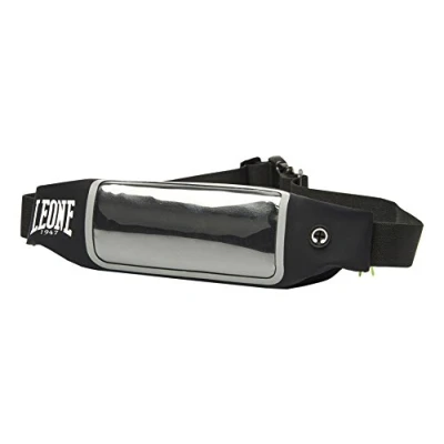 Imagen de LEONE 1947, Riñonera Funda Para Teléfono Móvil, Unisex Adulto, Negro, Taglia Unica, AC933