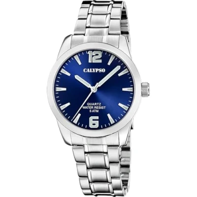 Imagen de CALYPSO Reloj Hombre K5866/3 Basic Caja de Acero Inoxidable 316l Plateado Correa
