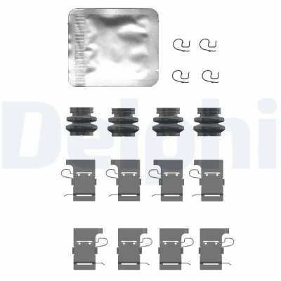 Imagen de DELPHI LX0732 Kit de accesorios, pastillas frenos
