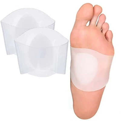 Imagen de gel Arch Support Plantillas de pie plano,Apoyo plano para fascitis plantar mujeres u hombres alivia el dolor y reduce la presión ortopédica almohadilla