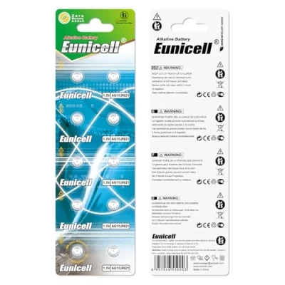 Imagen de 10 x AG1 Alkaline Button Cell Batteries G1 LR60 LR621 SR621W 364 Type
