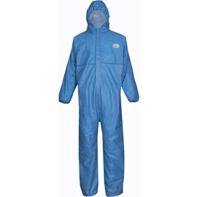 Imagen de Cover Base de SMS 3 XXXL desechables protección Ropa, x l, color azul (50 unidades)