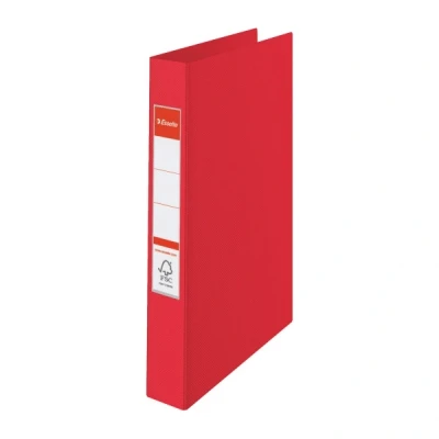 Imagen de Esselte Vivida Estándar Pp 2 Ronda de 25 mm Carpeta anillas Rojo