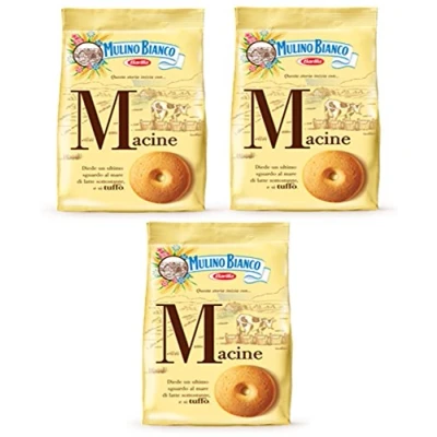 Imagen de Mulino Bianco Macine Galletas italianas 350 g, pack con 3 unidades