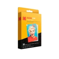 Imagen de Kodak Papel Fotográfico Zink Premium de 2X3 Pulgadas (20 Hojas) Compatible con Smile, Step, Printomatic.