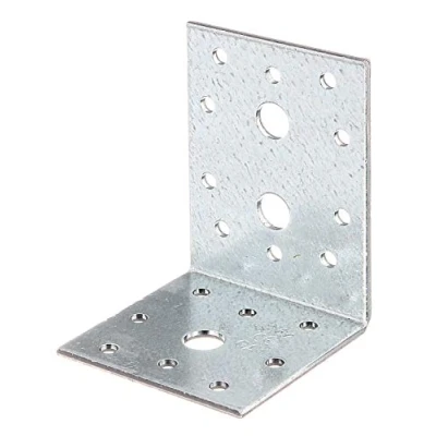 Imagen de Alberts 332976 Escuadra de ensamblaje, Galvanizado Sendzimir, 60 x 80 mm, Juego 6