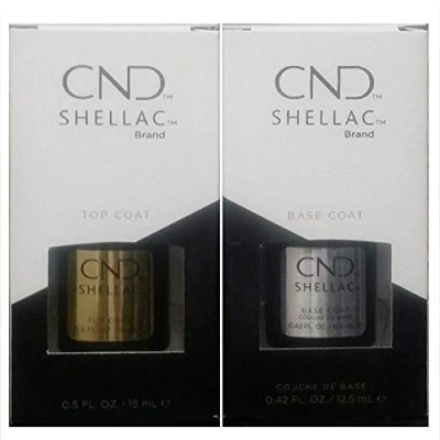 Imagen de CND Shellac Top/Base Nail Polish, 12.5 ml/15 ml, Pack of 2,