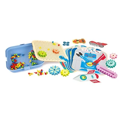 Imagen de Hape dragón Juego de Engranajes y construcción (E1065), Multicolor, Medium
