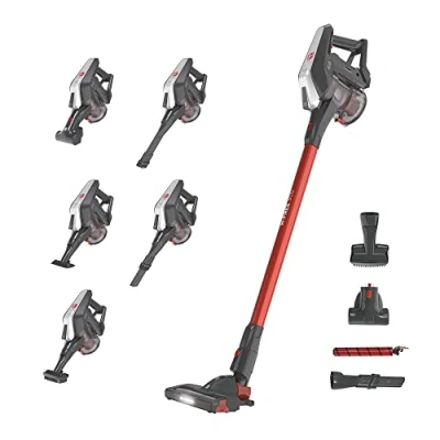 Imagen de Hoover H FREE 300 ESPECIAL Mascotas HF322AFP Aspiradora Escoba sin Cable,sin Bolsa, 3 en 1: Escoba, de Mano y Vertical,Cepillo Tapicerías,Autonomía 40min,Carga ultrarápida 2.5h,12500Pa