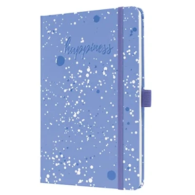 Imagen de SIGEL JN339 Jolie Libreta Violet Happiness rayado 13,5 x 20,3 cm hardcover 174 páginas violett