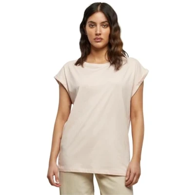 Imagen de Urban Classics Extended Shoulder Camiseta básica, Mujer, Talla: Large, Pink