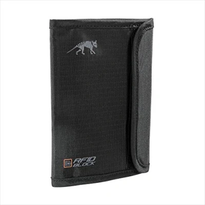 Imagen de Tasmanian Tiger TT Passport Safe RFID B Bolsa para Documentos (15 x 11 1 cm), Color Negro