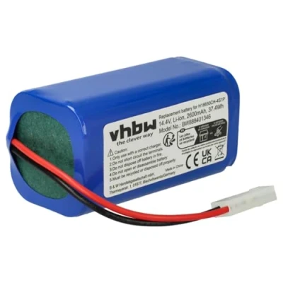 Imagen de vhbw Batería Compatible con Xiaomi Mijia G1, Mi Robot Vacuum Mop aspiradora (2600 mAh, 14,4 V, Li Ion)
