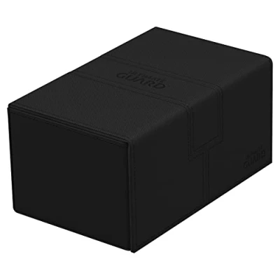Imagen de Ultimate Guard UGD011234 Twin Flip`n`Tray 160+ XenoSkin Monocolor Negro caja para tarjetas