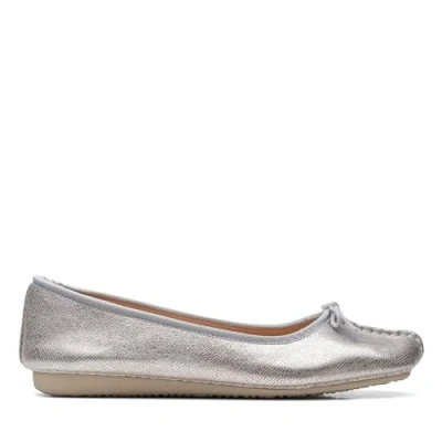 Imagen de Clarks Freckle Ice, Bailarinas Mujer, Metallic Silver, 38 EU