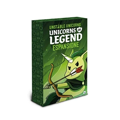 Imagen de Asmodee Unstable Unicorns: Unicorns of Legend, Expansión Juego de Cartas, Edición en Italiano