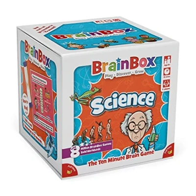 Imagen de Brainbox Science (Refresh 2022) , Card Game Ages 8+ 1+ Players 10 Minutes Playing Time