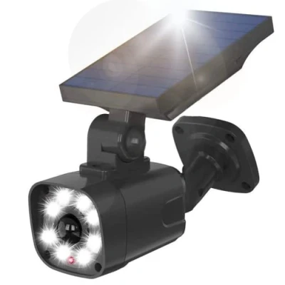 Imagen de Proxinova Focos LED Exterior Solares con Sensor de Movimiento, Camara Vigilancia Falsa, Iluminación Sustentable, Foco Solar Exterior, 900 Lúmenes, IP65 Impermeable, Luz