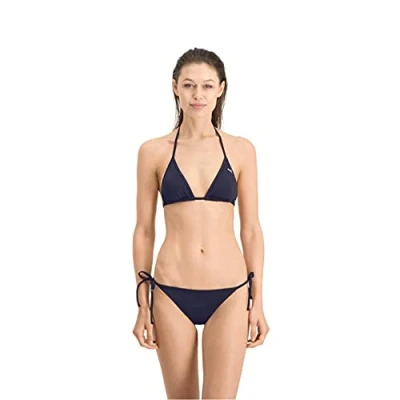 Imagen de Puma SWIM Women Triangle Top de bikini, Mujer, Talla: Small, Navy