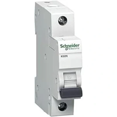 Imagen de Schneider A9K01106 Disyuntor K60N 1P, 6A, B características, 6kA, Blanco