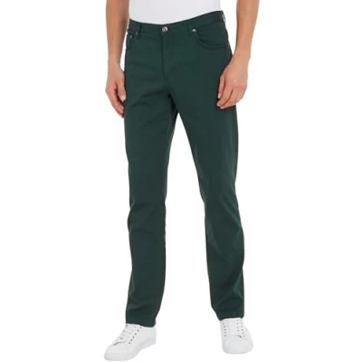 Imagen de Tommy Hilfiger Vaqueros para Hombre Denton Elásticos, Verde (Hunter), 28W/32L