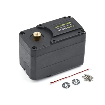 Imagen de 30KG Servo Serial Bus High Torque Metal Gear ST3215 Servomotor con Codificador Magnético Programable de Alta Precisión 360, Retroalimentación Bidireccional, Servo/Motor Modos Duales