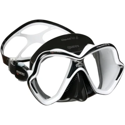 Imagen de Mares Mask X Vision Ultra LS Gafas de Buceo, Unisex Adulto, Negro/Blanco (CLWHKWHK), Bx Regular