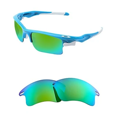 Imagen de HiCycle2 Lentes de repuesto polarizadas para gafas sol Oakley Fast Jacket XL, Green