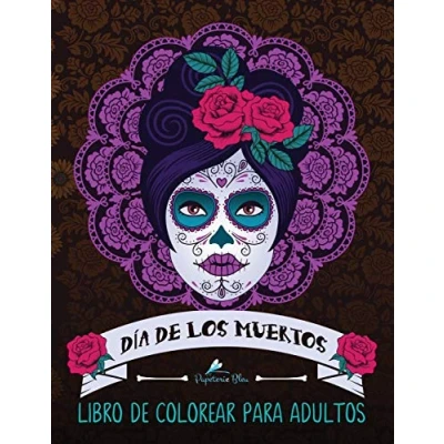 Imagen de Dia de los Muertos: Libro Colorear Para Adultos (Día Muertos)