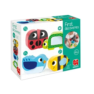 Imagen de Goula Juguete Animales Primeros descubrimientos Juego de Habilidad para niños A Partir 6 Meses, Multicolor, 27x17x8 (Jumbodiset 59451)