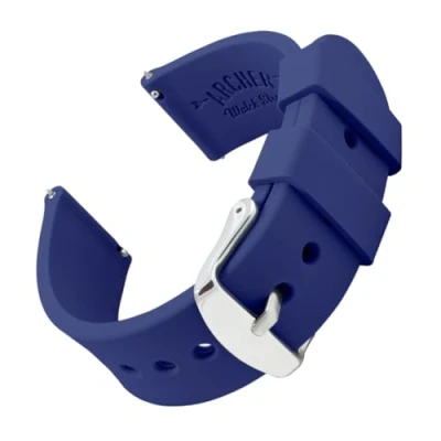 Imagen de Archer Watch Straps Correas Reloj Silicona de Liberación Rápida para Hombre y Mujer (Azul Cobalto, 20mm)