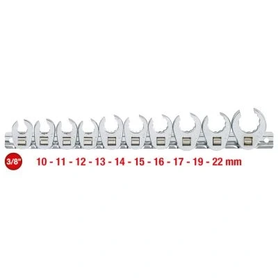 Imagen de KS TOOLS 913.3900 Juego de tubos dodecagonal Acero cromo vanadio 3/8 cuadrado