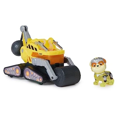 Imagen de Patrulla Canina LA SUPERPELÍCULA Figuras de ACCIÓN y Coches Juguetes Rubble Camión Construcción Luces Sonidos 6067511 Niños 3 Años +