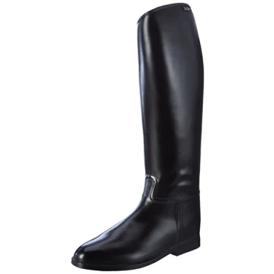 Imagen de HKM Lang &amp; Weit mit Elastikeinsatz Botas de Equitación, Hombre, Negro, 44 EU