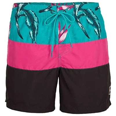 Imagen de O&#039;Neill Frame Block Shorts Men Bañador para Hombre, 23010 Red Multi Stripe, L