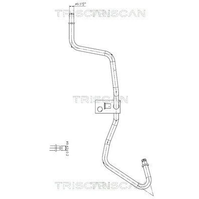 Imagen de TRISCAN 8516 16040 Manguera hidráulica, dirección de mec. a depósito expansión FORD: Transit Mk5 Bus, Furgón