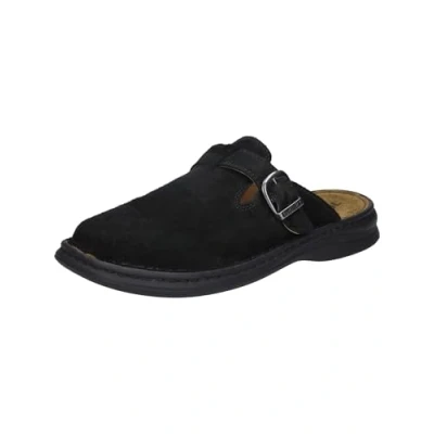 Imagen de Josef Seibel Zuecos para hombre Madrid, pantuflas hombre, Ancho G (normal), Negro , 46 EU X