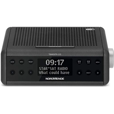 Imagen de Nordmende Transita 115 Dab Radio Despertador (Dab+, FM, función de repetición, Despertador, Temporizador), Color Gris