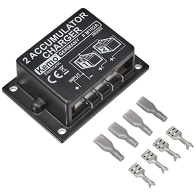 Imagen de Kemo M102A Cargador de baterías (2 unidades, 6 24 V, CC)