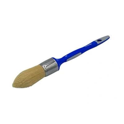 Imagen de SAVY Pincel redondo para rechampir bimaterial, pintura mate, terciopelo, satinado, n.º 6 Ø 29 mm