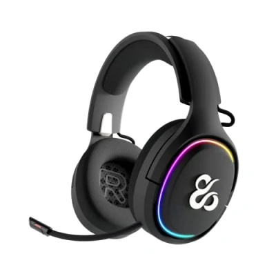 Imagen de Auriculares gaming Newskill Aton Ivory, Bluetooth, Inalámbrico, Dual Wireless, Negro