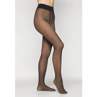 Imagen de DIM Thermo Transparent Medias, Mujer, Talla: 3/4, Black