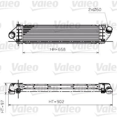 Imagen de VALEO 818246 Intercooler FORD: Focus 2, S Max Mk1, MONDEO 4 Stufenheck