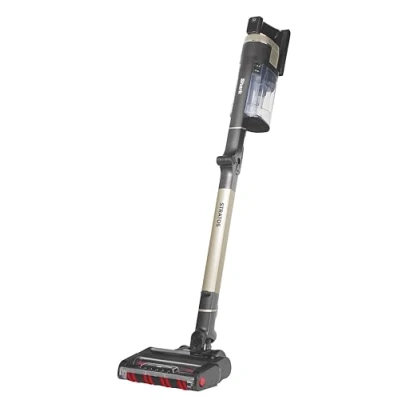 Imagen de Shark Stratos Aspiradora sin cable, 60 min autonomía, Anti Hair Wrap, Clean Sense IQ, PowerFins Plus, minicepillo pelo mascotas, boquilla estrecha, cepillo multisuperficie, bronce/gris oscuro IZ400EUT