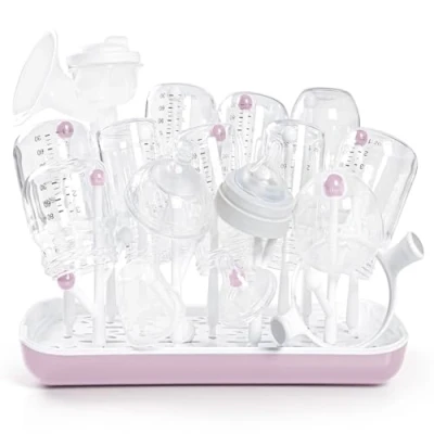 Imagen de Termichy escurridor de biberones, biberones para tetinas, Tazas y Accesorios sin BPA, Rosa