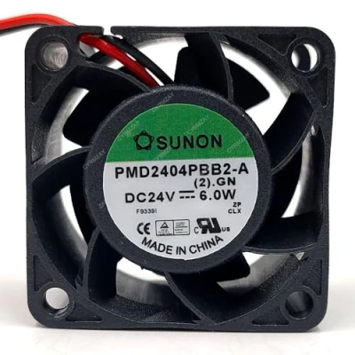 Imagen de CYRMZAY Ventilador Compatible para SUNON PMD2404PBB2 A 24V 6.0w 4028 2 Wire cooling