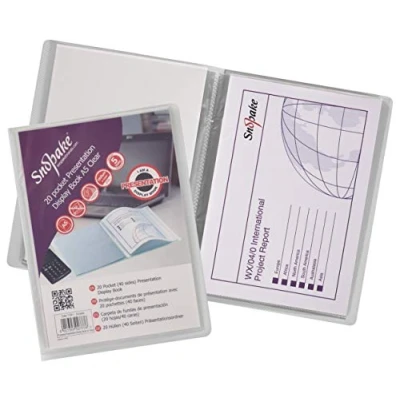 Imagen de Snopake Carpeta de fundas (A5, 20 fundas), transparente